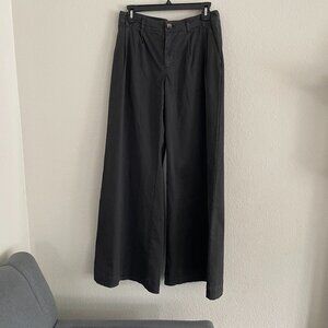 by Anthropologie grey wide leg pants NWOT
